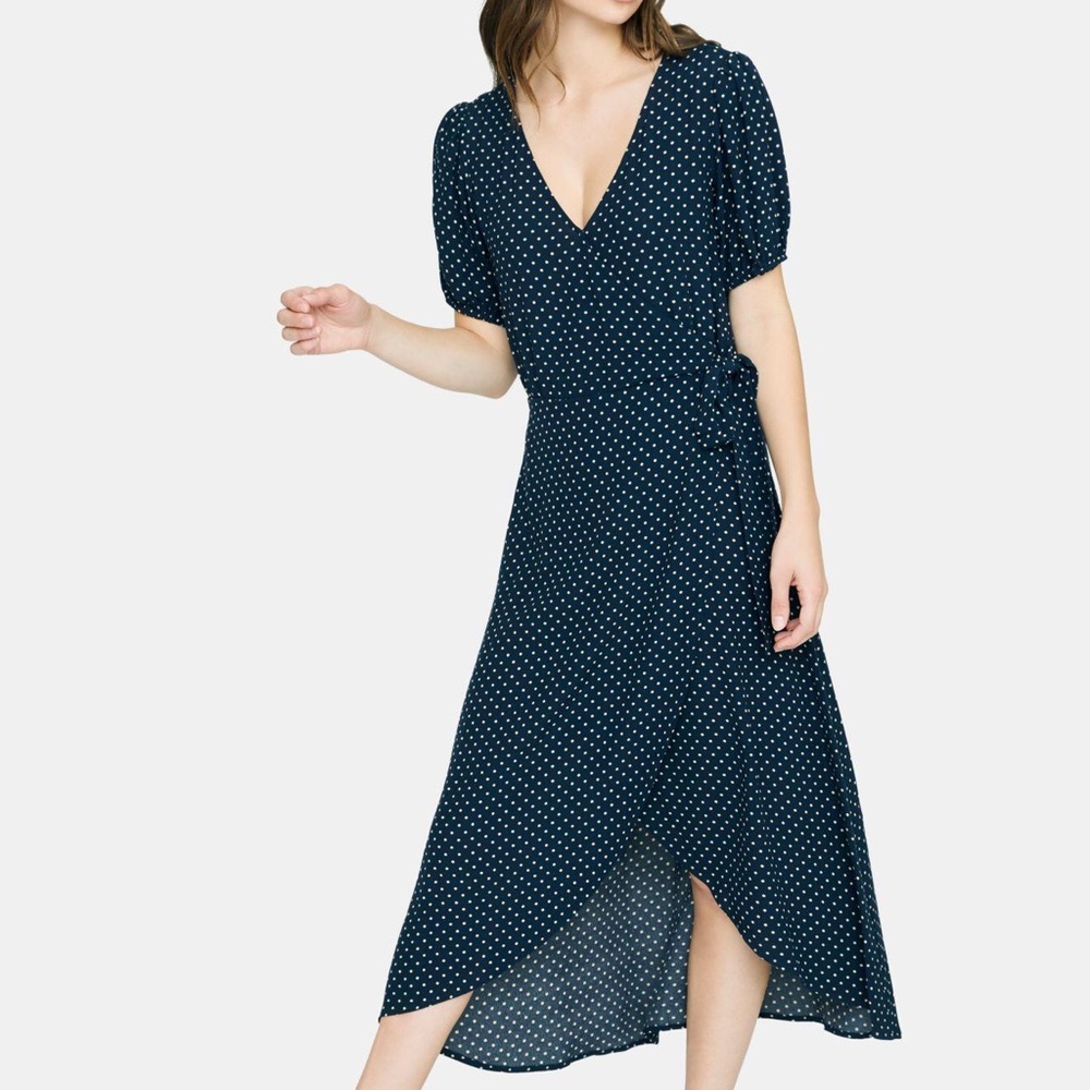 SANCTUARY Meadow Wrap Midi Dress